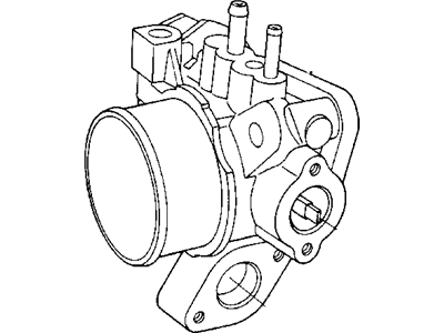 Dodge Caravan Throttle Body - 4861254AC