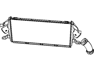 Mopar 4891789AB Hose-INTERCOOLER Inlet