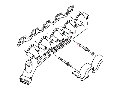 1999 Dodge Ram 2500 Exhaust Manifold - 53031401