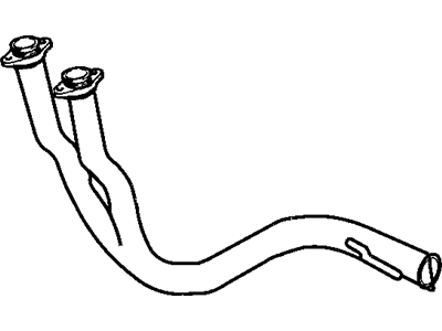 2000 Jeep Grand Cherokee Exhaust Pipe - 52101090