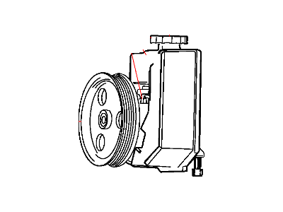 Mopar 52088710AC Power Steering Pump