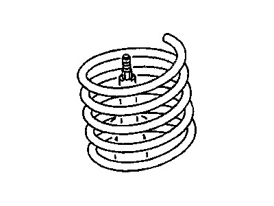 Mopar MR455128 Front Suspension-Spring