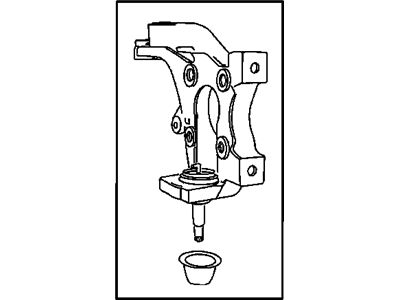 Mopar 68189419AA Knuckle-Rear