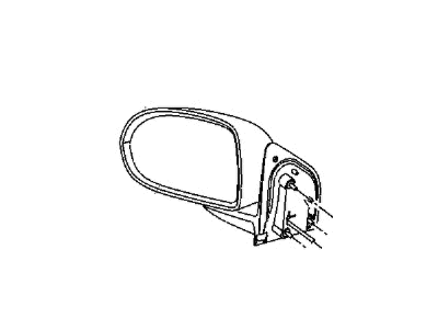 2016 Jeep Patriot Car Mirror - 68282436AA