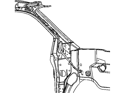 Mopar 5020018AA Tube-SUNROOF Drain