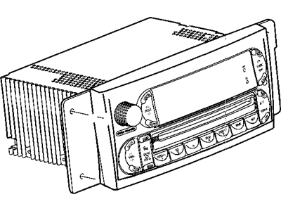 Mopar 5082764AF Radio-AM/FM With Cd And EQUALIZER