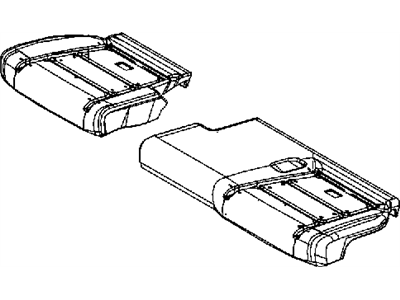 2012 Jeep Grand Cherokee Seat Cushion - 68086323AB