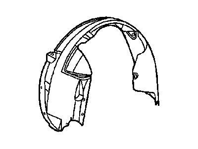 Mopar 4878647AC Shield-Fender