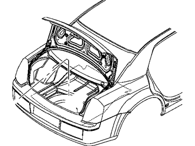 Mopar 5000074AD Pull Cup-DECKLID Inner