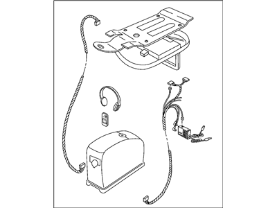 Mopar 82207310 Media Sys-Monitor With Vcr