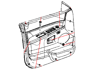 Mopar 1PP59XDVAA Front Door Trim Armrest