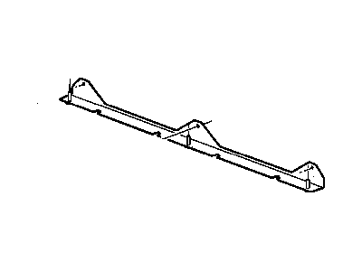 Mopar 4865772AB Bracket-Trunk Pan To Frame CROSSMEMBER