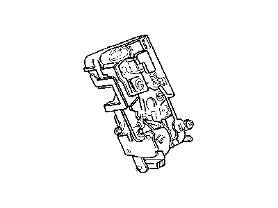 2002 Dodge Viper Door Latch Assembly - 4763186AC