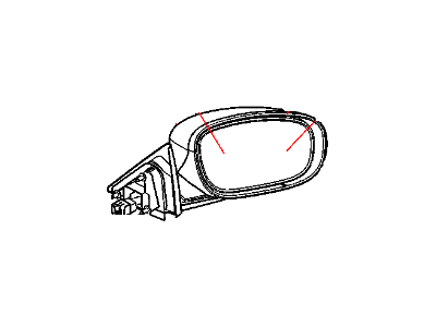 Mopar 5182493AA Outside Rear View Mirror