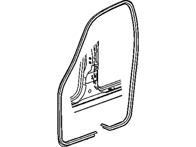 Mopar 5GU15XXXAK WEATHERSTRIP-Full Door To Body