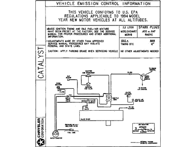 Mopar 52080417AC Label-Emission