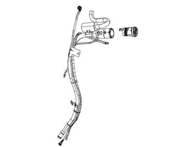 2020 Jeep Grand Cherokee Fuel Filler Neck - 68377769AA
