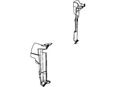 Mopar 68024877AC Seal-Radiator Side Air