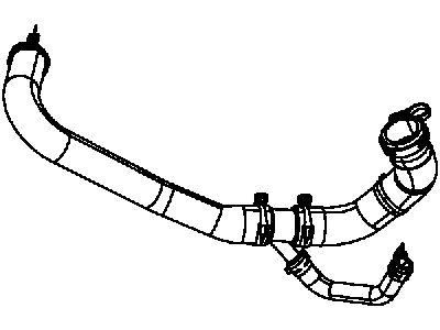 Mopar 4598103AA Hose-Radiator Outlet