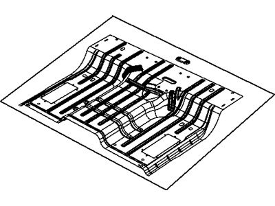 2023 Ram 3500 Floor Pan - 55372348AA