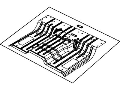 Mopar 55372348AA Panel-Rear Floor Pan