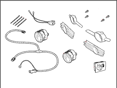 Mopar 82212066 Fog Light Kit