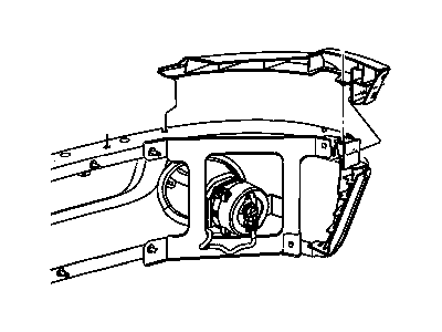 Mopar 55077379AC Bracket-Front Bumper Side