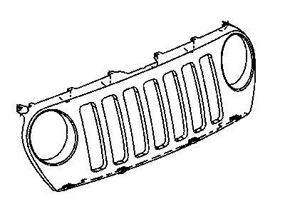 Mopar 5JJ86BJTAE Grille-Radiator