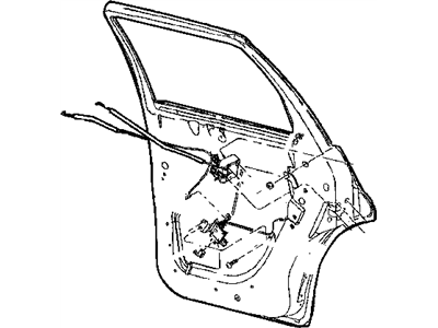 Mopar 4724649AB Link-Inside Handle To Latch