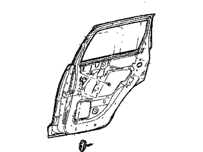 Mopar 4724850AB Dr Check-Rear Door