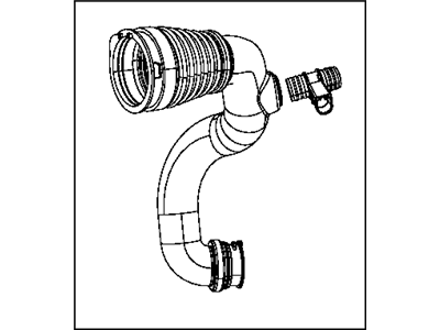 Mopar 4809884AB Hose-MAF Sensor To Turbo Tube