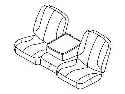 Mopar 1EU371D5AA Seat Back-Front