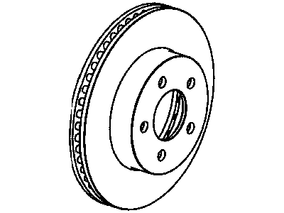 2006 Jeep Liberty Brake Disc - 52128247AA