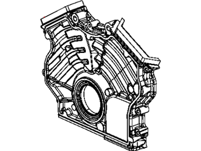 2012 Jeep Grand Cherokee Timing Cover - 68147512AA