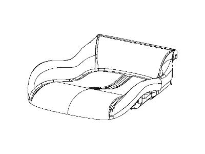 Mopar 5NT83CV5AA Front Seat Cushion Cover