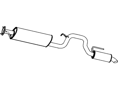 Dodge Nitro Muffler - 52109807AF