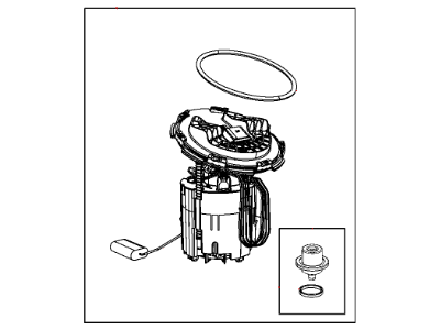 Dodge Challenger Fuel Level Sensor - RL136022AH