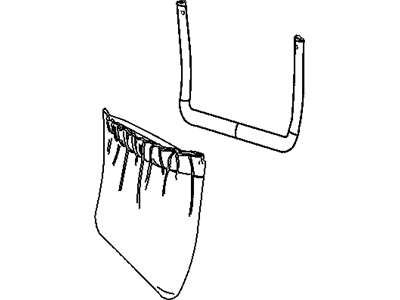 Mopar 5101686AA Bag-Back Wall