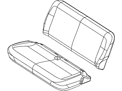 Mopar 1BR021J3AB Seat-Rear