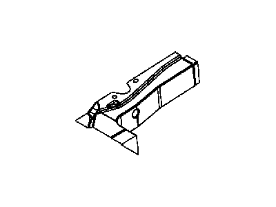 Mopar 68032355AC Rail-Rear Floor Pan Side