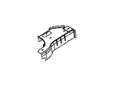 Mopar 5109093BA Filler-Rear Floor Pan