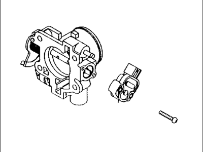 1997 Chrysler Sebring Throttle Body - 4591390