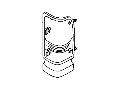 Mopar 55055270 Lamp-Tail Stop Backup