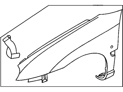 Mopar 5003645AA Fender