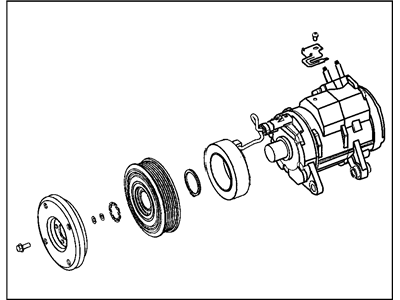 Chrysler Aspen A/C Compressor - R5111440AC