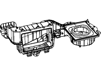 Mopar 68029730AA Cover-Heater Core Tubes