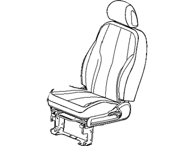 Mopar 1CX071D5AA Front Seat Back Cover