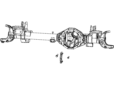 Mopar 68034346AB Housing-Axle