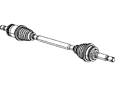 Mopar 5085141AB Left Axle Shaft Rear Axle