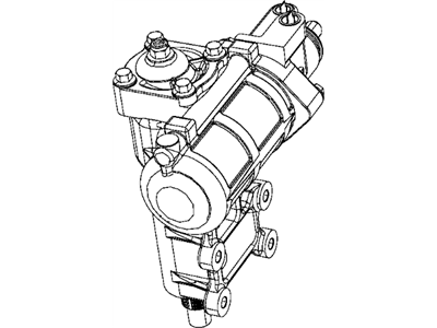 68052897AC - Genuine Mopar Power Steering Gear